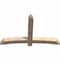 Ekena Millwork Bellingham Smooth Timber Gable Bracket, Douglas Fir, 72"W x 45"H x 5 1/2"D x 5 1/2"F, 15/12 Pitch GBW072X45X0606BEL00SDF - alternate 2